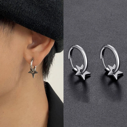 Rock Star Hoop Earrings