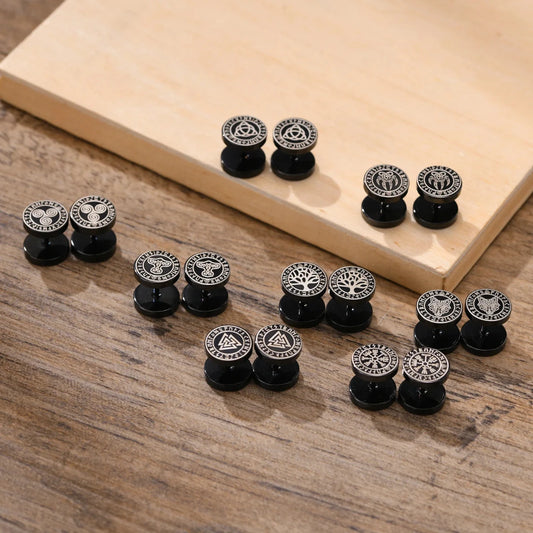 Viking Runes Studs Collection