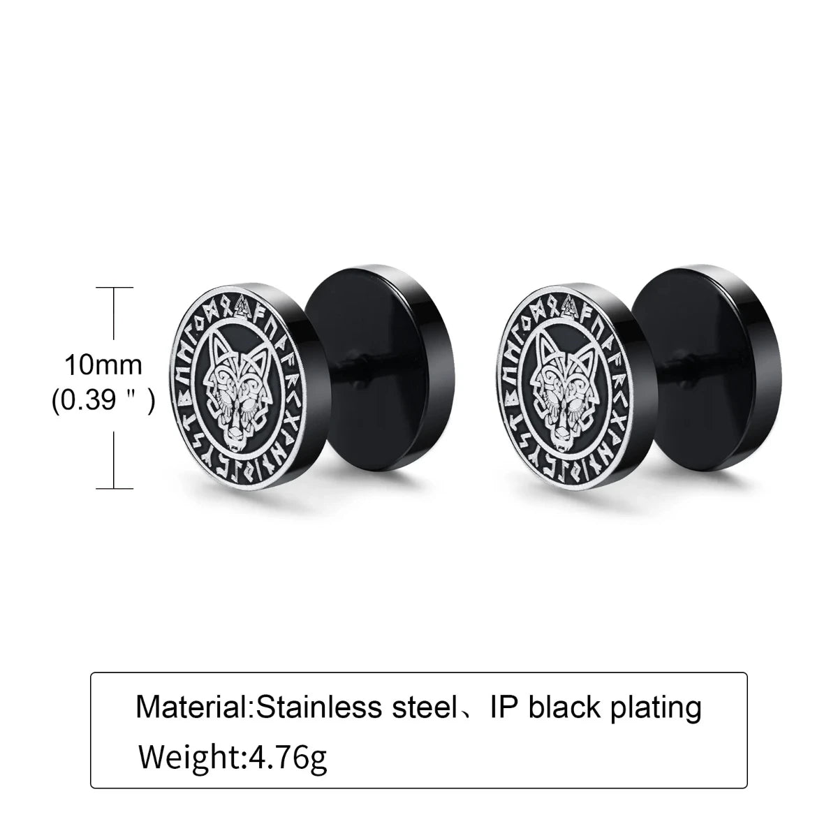 Viking Runes Studs Collection